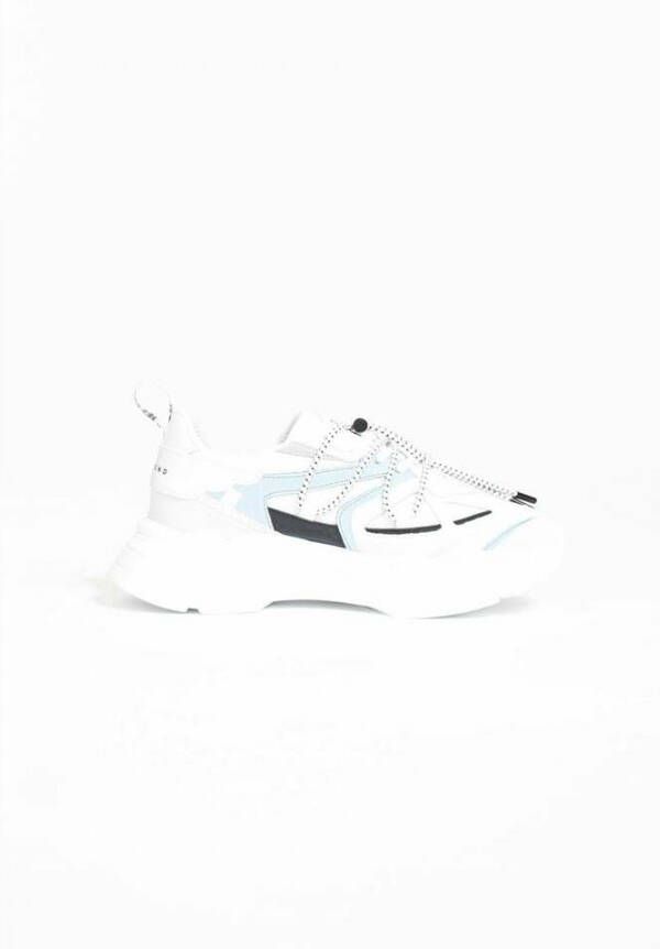 John Richmond Sneakers in suede Wit Heren - Schoenen.nl