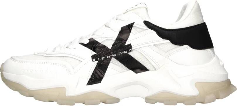 John Richmond Witte Sneakers 20025 Herfst Winter 2023 2024 Collectie White Heren