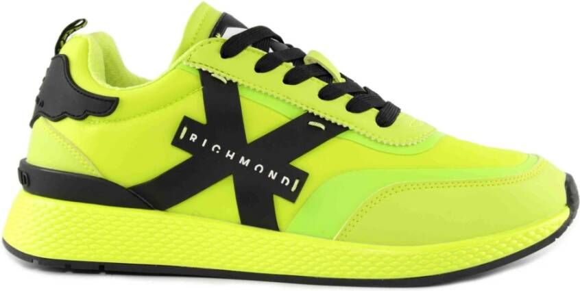 John Richmond Stijlvolle Comfort Sneakers Green Heren