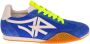 John Richmond Tricolor Logo Sneakers Ronde Neus Rubberen Zool Multicolor Heren - Thumbnail 1