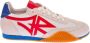 John Richmond Tricolor Logo Sneakers Ronde Neus Vetersluiting Rubberen Zool Multicolor Heren - Thumbnail 1
