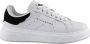 John Richmond Wit Zwart Kalfsleren Sneakers White Heren - Thumbnail 1