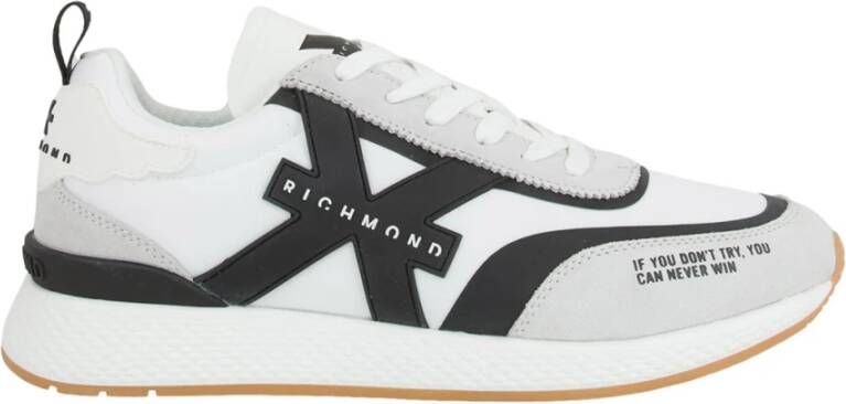 John Richmond Witte Herensneakers Multicolor Heren