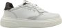 John Richmond Witte Leren Platform Sneakers White Heren - Thumbnail 1