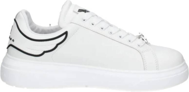 John Richmond Witte Leren Sneakers