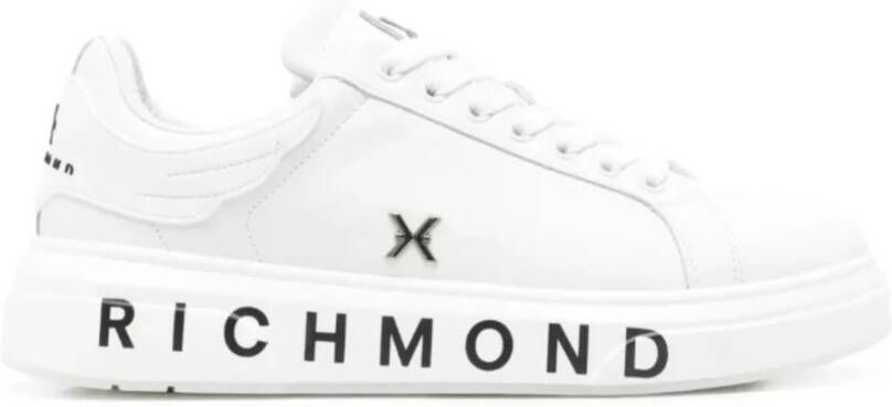 John Richmond Witte Leren Sneakers voor Vrouwen