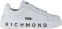 John Richmond Witte Leren Sneakers White Heren - Thumbnail 1