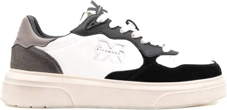 John Richmond Witte Sneakers 20018 Herfst Winter 2023 2024 Collectie Wit Heren