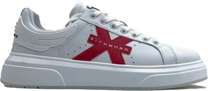 John Richmond Witte Sneakers 22203 White Heren