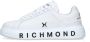 John Richmond Witte Veterschoenen Leren Bovenwerk - Thumbnail 1