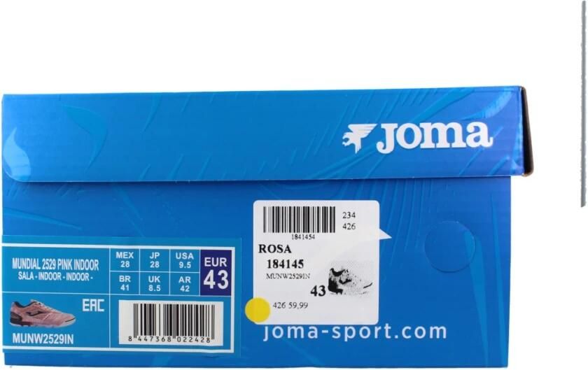 Joma Mundial Zaalschoenen Roze Man - Foto 5