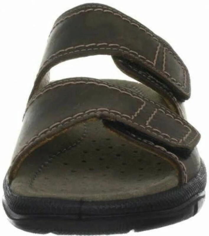 Jomos Slippers Mobila zomerschoen slippers klittenbandschoen met leren binnenzool - Foto 3