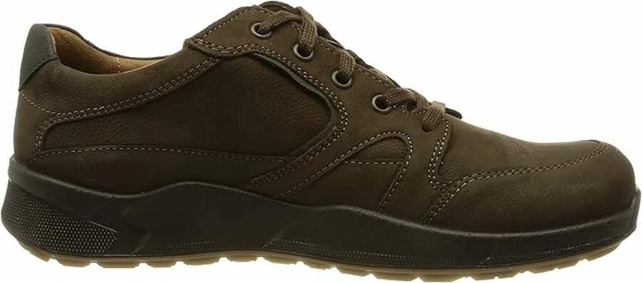 Jomos Klassieke Comfort Veterschoenen in Donkerbruin - Foto 2