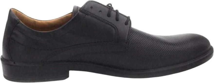Jomos Zwarte Veterschoenen