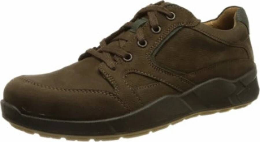Jomos Klassieke Comfort Veterschoenen in Donkerbruin