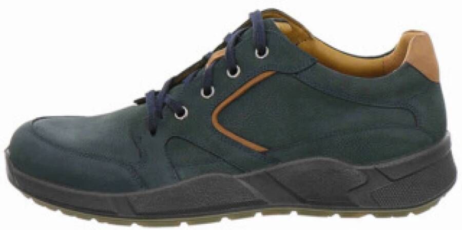 Jomos Blauwe Herenschoenen Klassiek Design Comfortabel