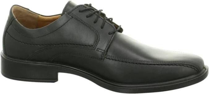 Jomos Veterschoenen in zwart leer