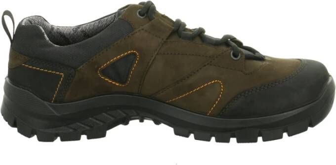 Jomos Veterschoenen in zwart nubuck