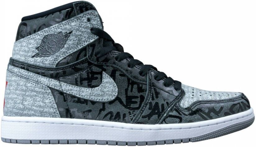 Nike Jordan 1 Retro High and Sneakers Zwart Heren - Schoenen.nl