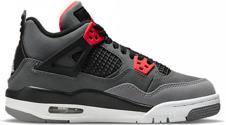 Jordan 4 Retro Infrared(Ps)Nike Zwart Unisex