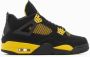 Jordan Air 4 Retro Thunder (Gs) (2023) Zwart - Thumbnail 1