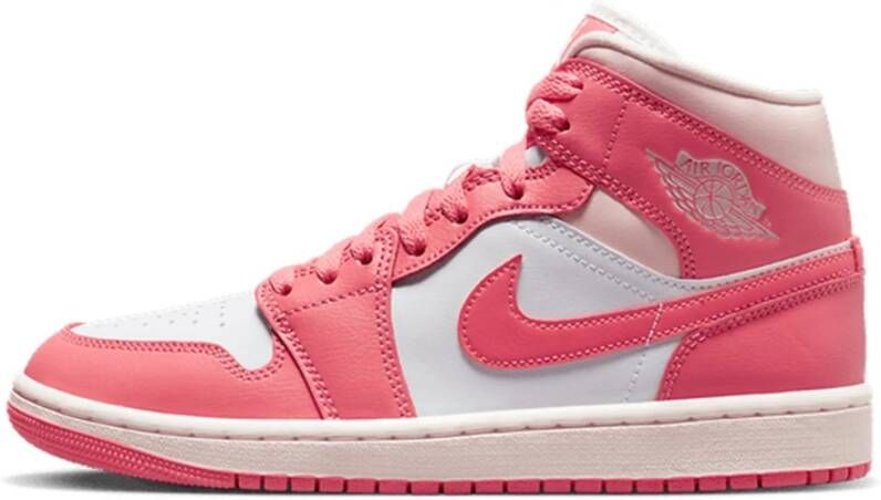 Jordan Aardbeien En Room Mid Sneakers Roze Dames