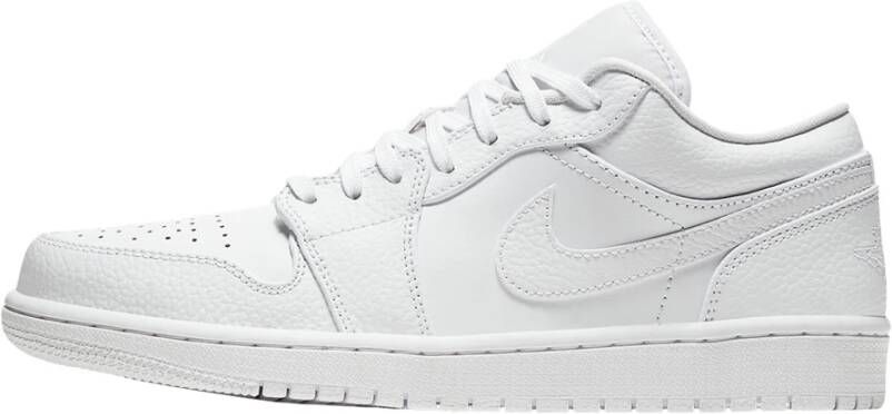Jordan Air 1 Low White White-White Wit Heren