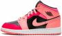 Jordan Klassieke Coral Chalk Sneakers Pink Dames - Thumbnail 3