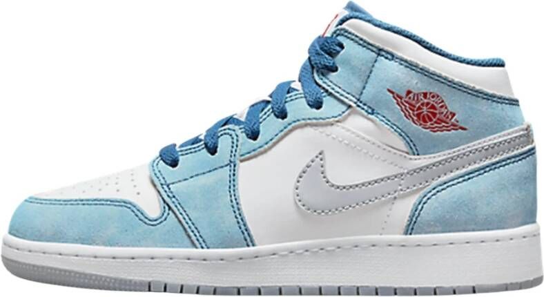 Jordan Air 1 Mid SE Franse Sneakers Blauw Dames