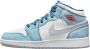 Jordan Air 1 Mid SE Franse Sneakers Blauw Dames - Thumbnail 77