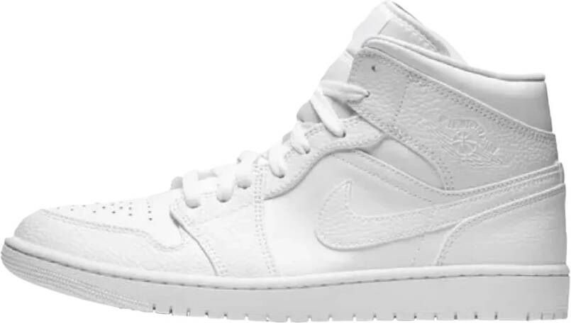 Jordan Air 1 Mid Basketball Schoenen white white white maat: 47.5 beschikbare maaten:41 42.5 43 44.5 45 46 47.5 45.5 - Foto 16