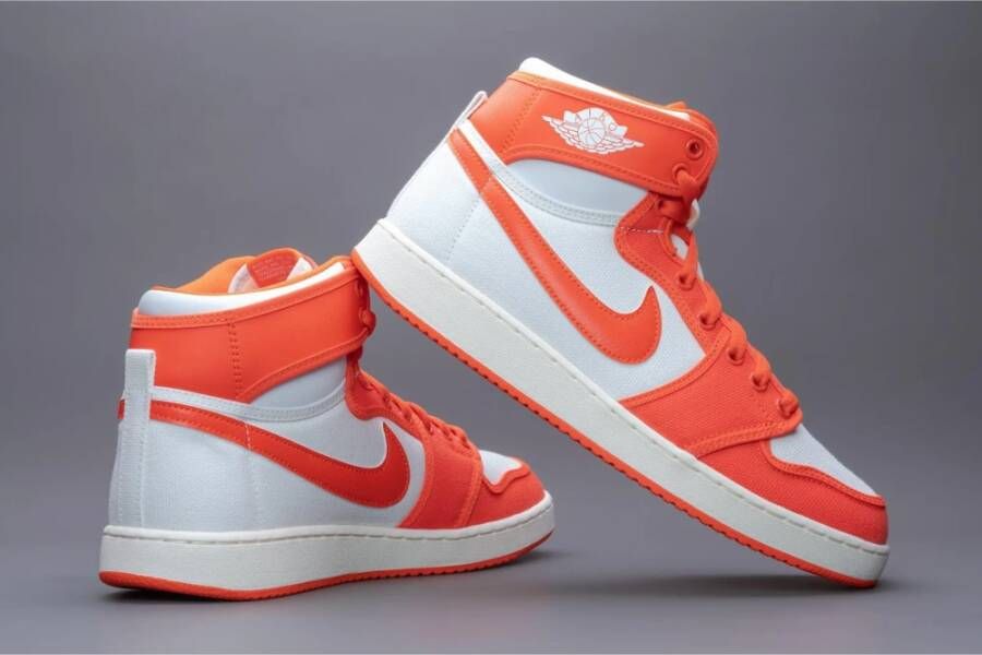 Nike Air Jordan 1 Retro AJKO Syracuse Sneakers Sportschoenen Schoenen Grijs-Oranje DO5047 - Foto 4