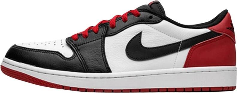 Jordan Retro Low OG Black Toe Sneakers Red Heren