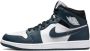 Jordan Air 1 Mid Basketball Schoenen mid white metallic gold obsidian maat: 44.5 beschikbare maaten:44.5 - Thumbnail 2