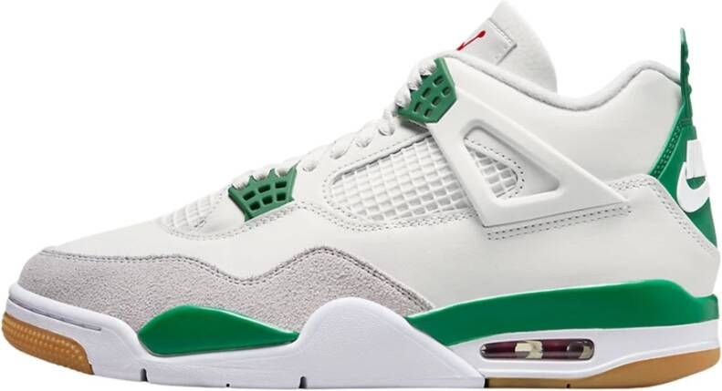 Jordan Air 4 Retro Pine Green x Nike SB White Heren