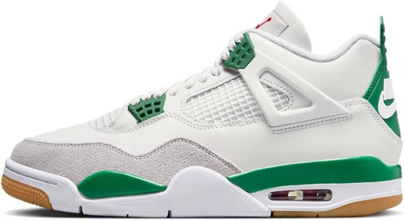 Jordan Air 4 Retro Pine Green x Nike SB White Heren