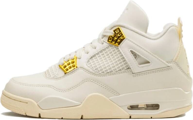 Jordan Air 4 Sail Metallic Gold (W) Beige Dames