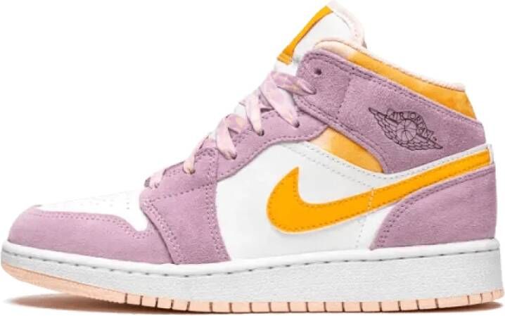 Jordan Nike Air 1 Mid SE(GS ) LT Artic Pink University Gold DC9517 600 EUR