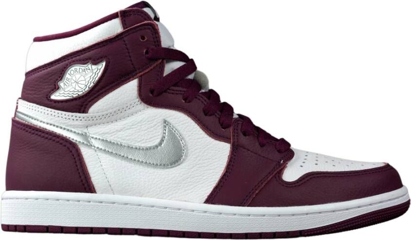 Jordan Bordeaux Hoge Top Sneakers Mannen Multicolor Heren