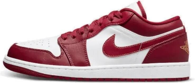 Jordan Cardinal Red Lage Top Sneakers