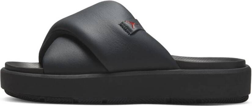 Jordan Comfortabele Zwarte Slide Sandalen