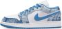 Jordan Gewassen Denim Lage Top Sneakers - Thumbnail 1