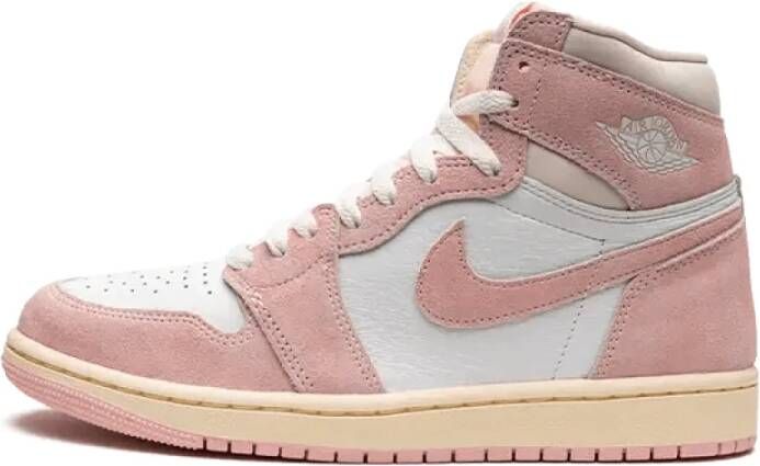 Jordan Gewassen Roze Retro High OG Sneakers
