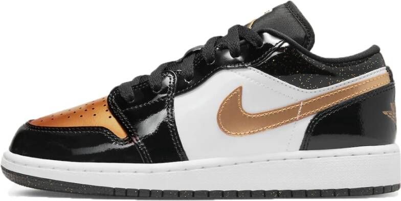 Jordan Gouden Teen Lage Sneakers Zwart Dames