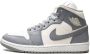 Jordan Grijze Sail Mid Leren Sneakers Grijs - Thumbnail 1