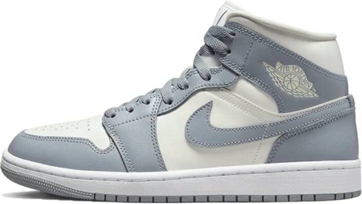Jordan Mid Stealth Minimalistische Sneakers Crème Grijs
