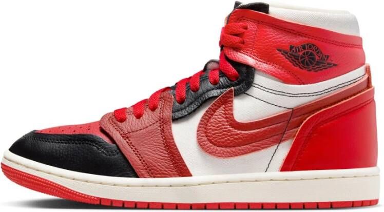 Jordan Air 1 High Method of Make damesschoenen Rood
