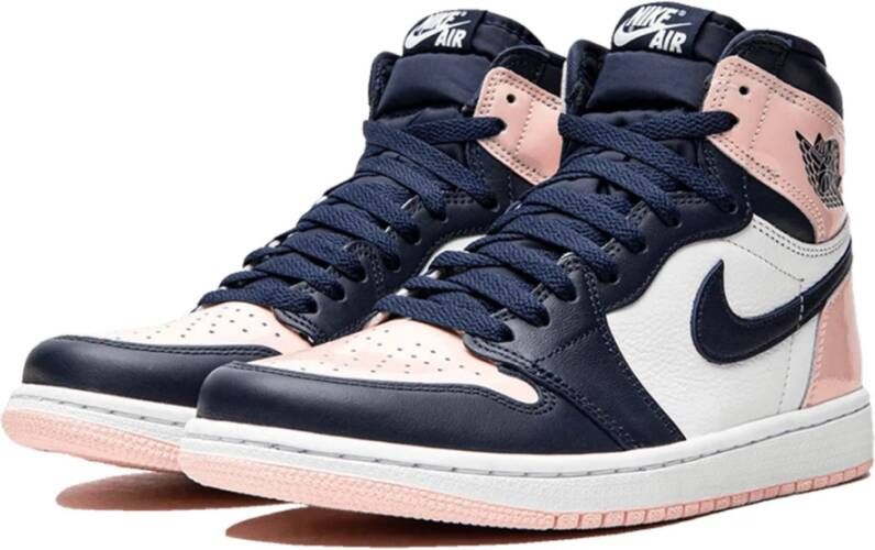 Jordan 1 Retro High Dames Schoenen Black Mesh Synthetisch