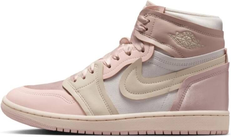 Jordan 1 Mid Dames Schoenen Roze Maat: 36.5 Polyester Foot Locker