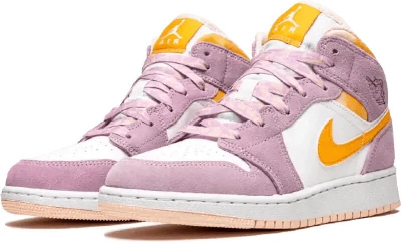 Jordan Nike Air 1 Mid SE(GS ) LT Artic Pink University Gold DC9517 600 EUR